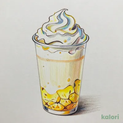 Pineapple Yogurt Frappuccino (Tall, Almond Milk)