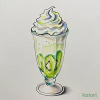 Haruna-san Kiwi Yogurt Frappuccino (Tall, Breve)