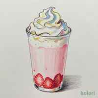 Akagi-san Strawberry Yogurt Frappuccino (Tall, Low-Fat Milk)