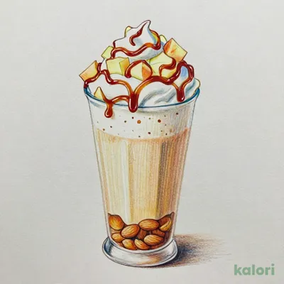 Aomori Apple Almond Milk Frappuccino (Tall, Non-Fat Milk)