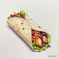 （一部店舗）沖縄　かめーかめーラップサンド　ジャークチキン