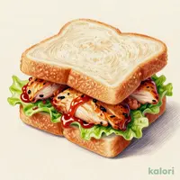 【一部店舗】沖縄　かめーかめーサンド　ＢＢＱチキン