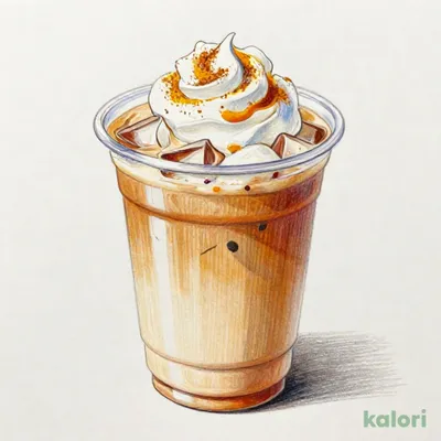 パンプキン スパイス ラテ（アイス）　※9/30発売（Tallサイズのみ9/29JSR会員先行発売）（Grande・低脂肪乳）