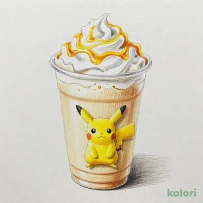 ピカチュウ ハニークリーム ラテ ※9/30発売（Tall・アーモンドミルク）