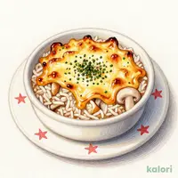 たっぷり茸とチキンのドリア(スープバー付)