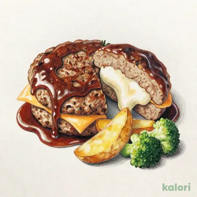 チーズインハンバーグランチ