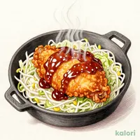 豪快鉄板のにんにく味噌チキン