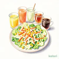 Cセット ミニフレッシュサラダ+ドリンクバーセット