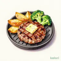 Beef Tongue Hamburg Steak Lunch
