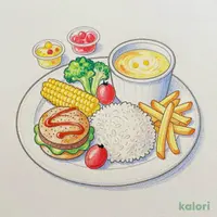 ハンバーグプレート