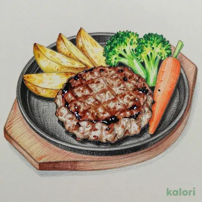 超・粗挽きハンバーグステーキ