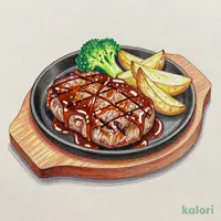 どんハンバーグランチ
