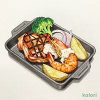 【日曜日】日替わりチキンコンボランチチキンステーキ＆エビフライ