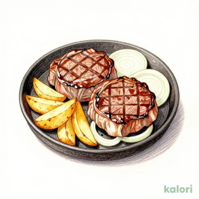 ラウンドステーキ(約120g)＆みすじステーキ(約100g)