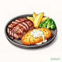 Saturday Special: Hamburg Steak, Pork Grill, and Fried White Fish