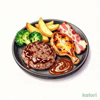 Thursday Special: Hamburg Steak, Grilled Chicken, and Thick-Cut Bacon