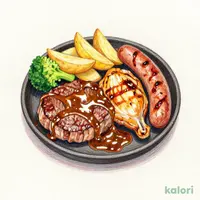 【火曜日】ハンバーグ＆チキングリル＆ジャンボフランク