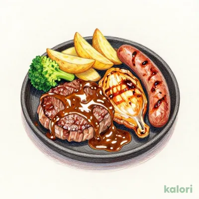 【火曜日】ハンバーグ＆チキングリル＆ジャンボフランク