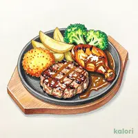 【金曜日】ハンバーグ＆チキングリル＆サクサクコロッケ