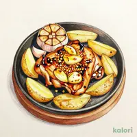 ごろごろにんにくチキンステーキ