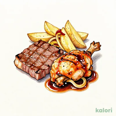 みすじステーキ(約100g)＆チキングリル