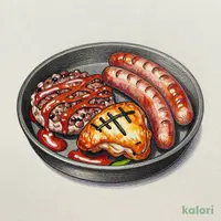 【火曜日】満腹コンボランチハンバーグ&チキングリル&ジャンボフランク