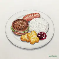 お子様コンビ（ステーキ＆ハンバーグ）
