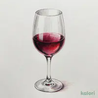 グラス赤ワイン