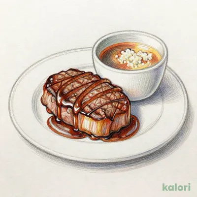 コンビ（ステーキ240g＋デミグラスハンバーグ）