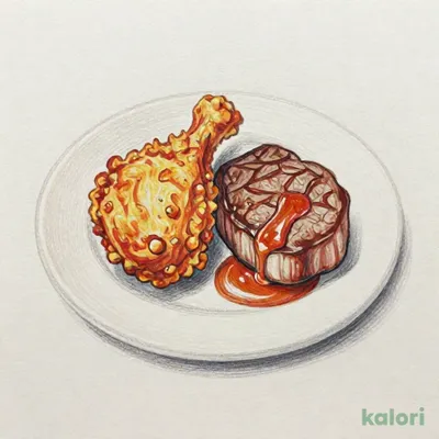 テイクアウト カントリーフライドチキン＆ステーキ80g