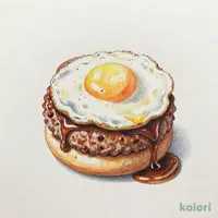 テイクアウト 目玉焼き付ハンバーグ