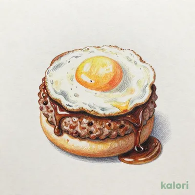 テイクアウト 目玉焼き付ハンバーグ