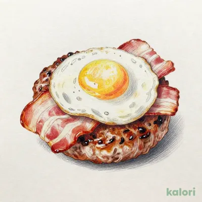 ベーコンエッグハンバーグ150g