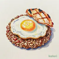 エッグハンバーグ＆チキンランチ