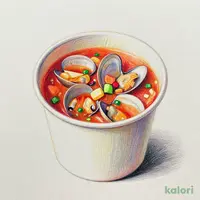 ゴロゴロ野菜のトマト＆クラムスープ