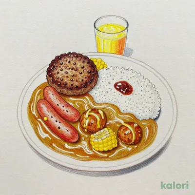 Kids' Hamburg Steak Curry