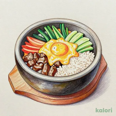 Stone-Grilled Cheese Bibimbap (Regular)