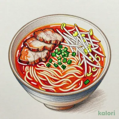 辛ロラーメン (ハーフ)