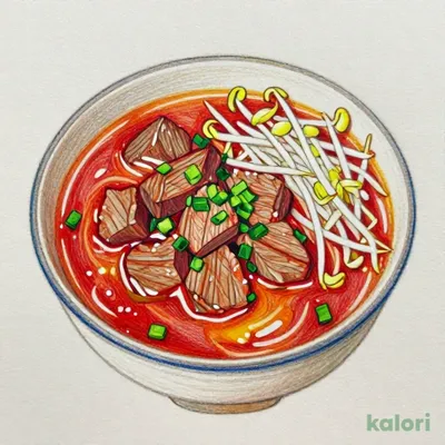 辛口カルビスープ (ハーフ)