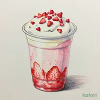 いちごヨーグルトフラッペ