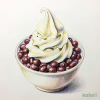 クリームぜんざい