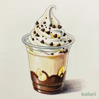 チョコバナナフラッペ