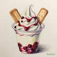 Berry Cream Soft Serve