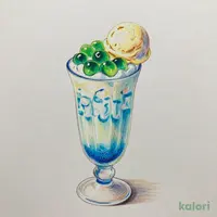 ミクのマジカルシャインマスカットフラッペ