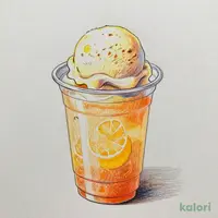 【店舗限定】オレンジフロート
