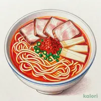 肉入スガ辛魚ラーメン