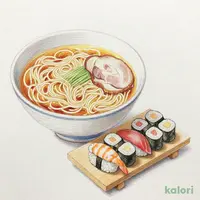 ラーメン・寿司セット（松）