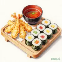 天ぷら・寿司セット（松）