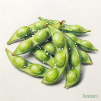 蒸したて枝豆