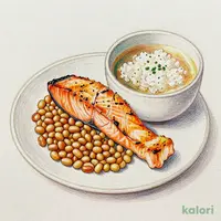 【朝定】しゃけ・納豆